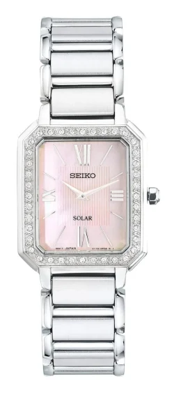 Damen SEIKO Solar-Damenuhr mit Swarovski-Kristalle