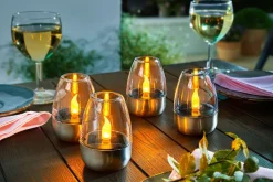 BADER Solar-Windlichter, 4er-Set