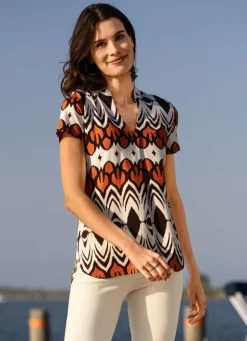 Damen KLAUS MODELLE MADE IN GERMANY Sommerliche Shirt-Tunika