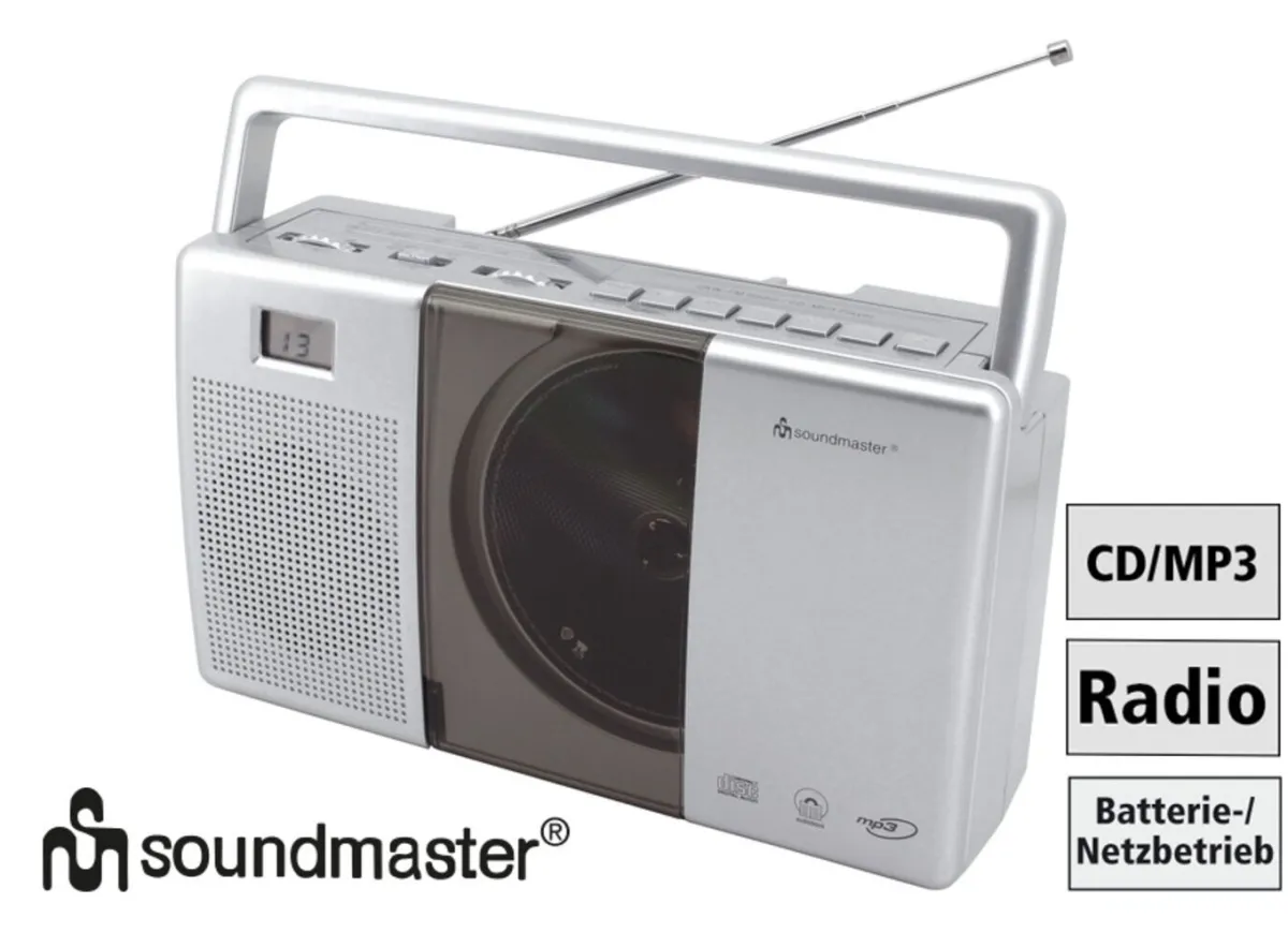SOUNDMASTER CD-Kofferradio RCD1185