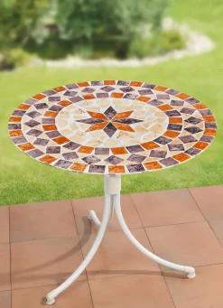 BADER Spann-Tischdecke mit mediterranem Dessin