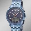Herren ETT Sportliche Funk-Solar-Herrenuhr