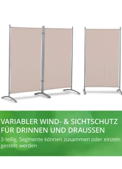 BADER Standfeste Stellwand, 3-teilig