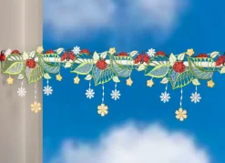 PLAUENER SPITZE Stangendeko mit Marienkäfer-Motiv