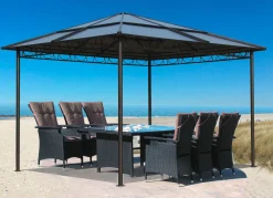 BADER Stilvoller Hardtop-Pavillon