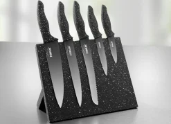 STONELINE ® Messerblock, 6-teilig, mit Magnetfeld