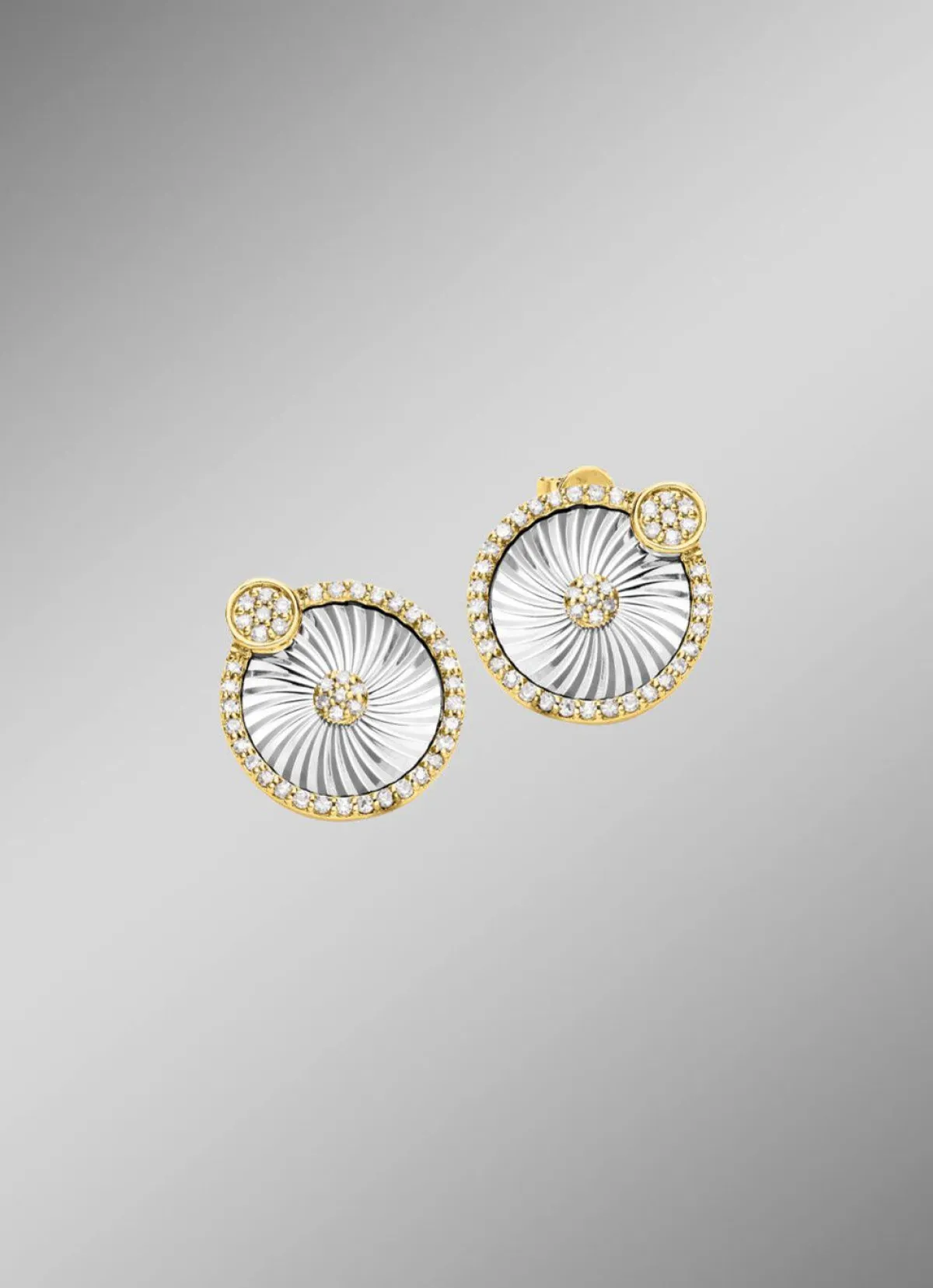 Damen BADER Strahlende Eleganz: Ohrstecker mit 86 Diamanten