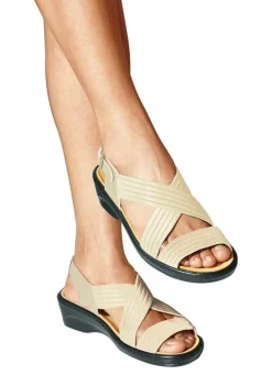 Damen BADER Stretch-Bequem-Sandalette