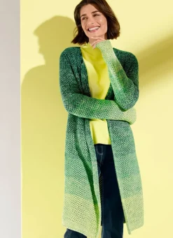Damen BADER Strickjacke aus reiner Baumwolle