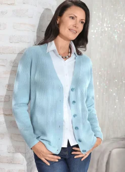 Damen BADER Strickjacke aus Schurwolle (Merino)