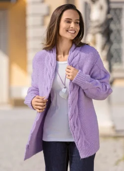 Damen BADER Strickjacke in Grobstrick
