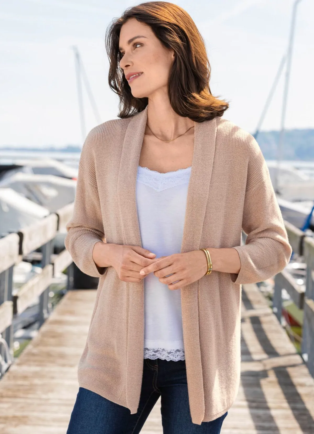 Damen BADER Strickjacke in sehr weicher Qualität