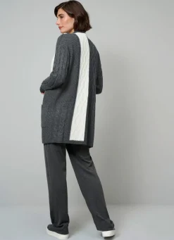 Damen BADER Strickjacke in Strukturmix