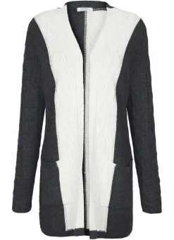 Damen BADER Strickjacke in Strukturmix