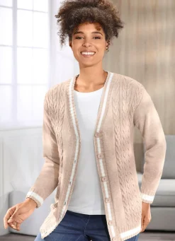 Damen BADER Strickjacke in weicher Qualität