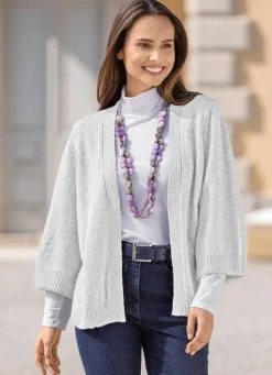 Damen BADER Strickjacke mit Alpaka