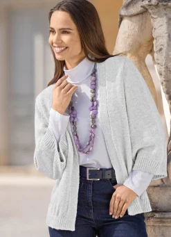 Damen BADER Strickjacke mit Alpaka