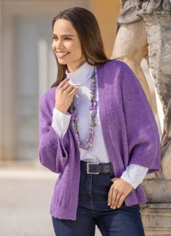 Damen BADER Strickjacke mit Alpaka