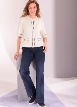 Damen B/ANCA Strickjacke mit Baumwolle