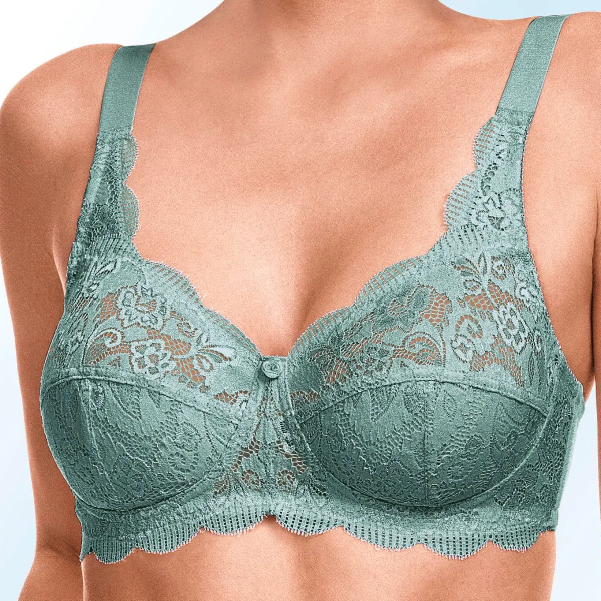 Damen SUSA Zweierpack BH mit zarter Elastikspitze