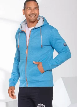 Herren BADER Sweatjacke mit Kapuze
