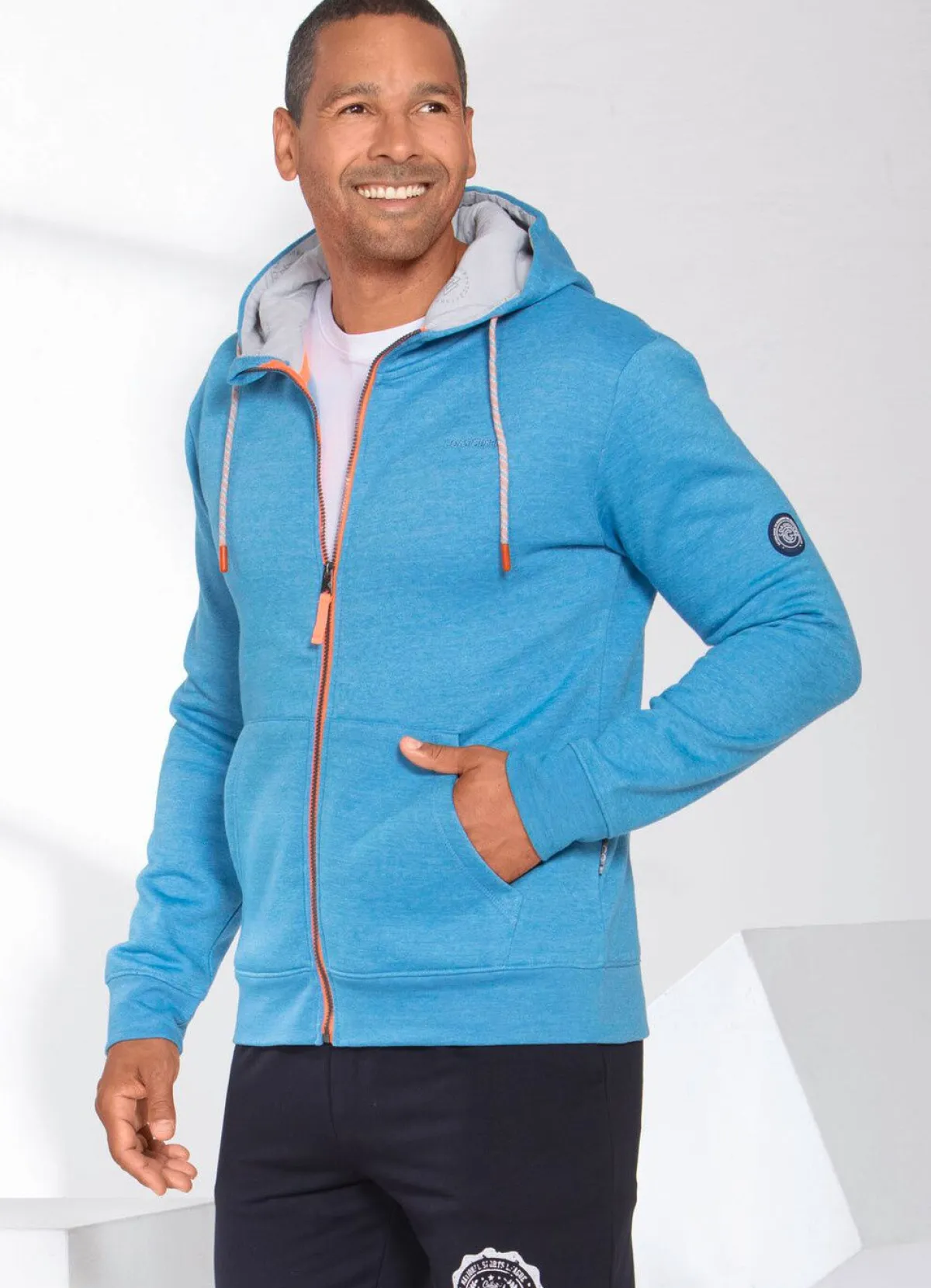 Herren BADER Sweatjacke mit Kapuze