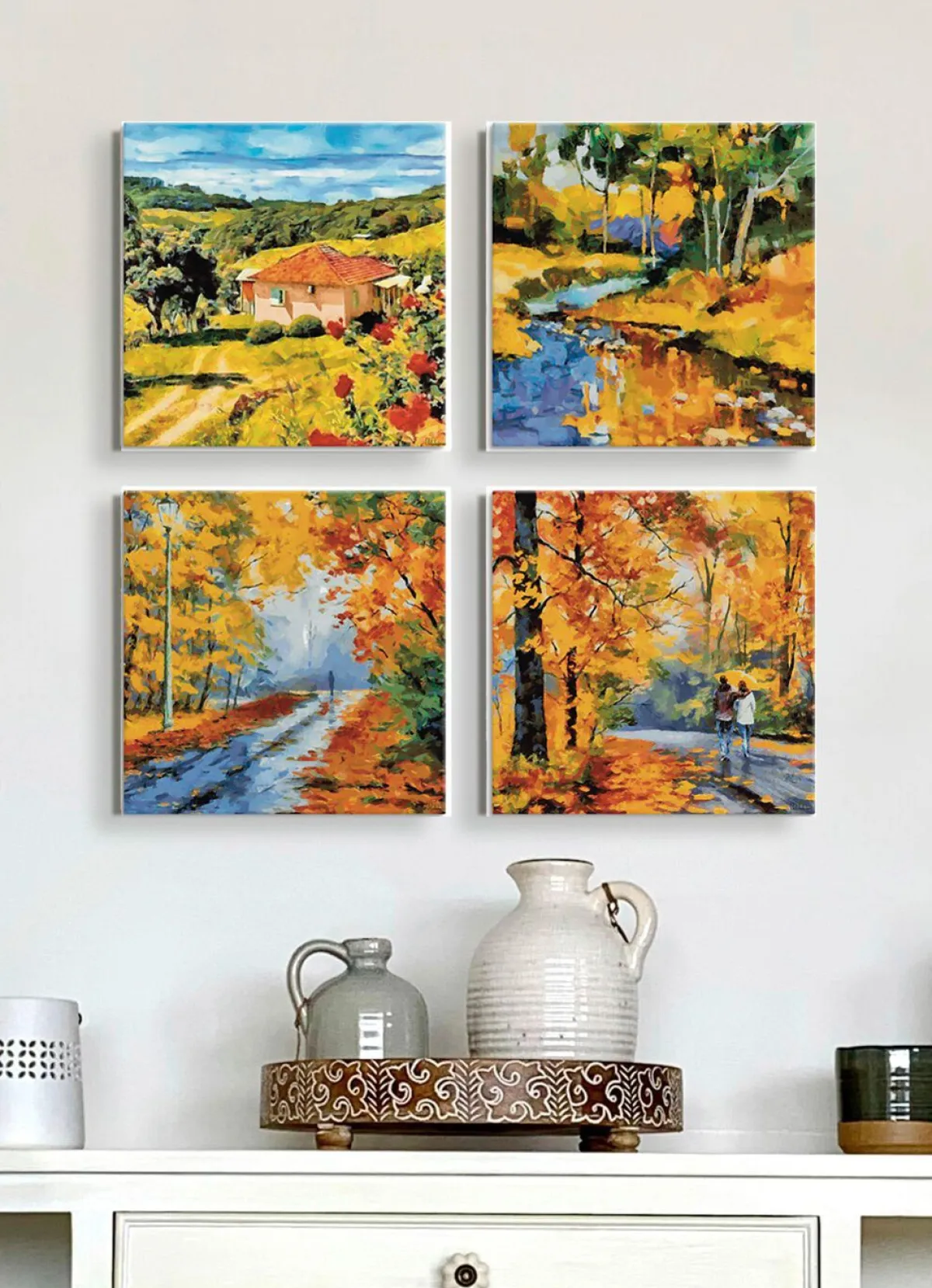 BADER 4-teiliges Bilder-Set