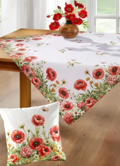 BADER Tisch- und Raumdekoration mit Mohnblumen-Motiv