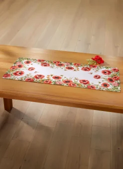 BADER Tisch- und Raumdekoration mit Mohnblumen-Motiv