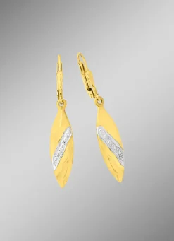 Damen BADER Tolle Ohrringe in Bicolor