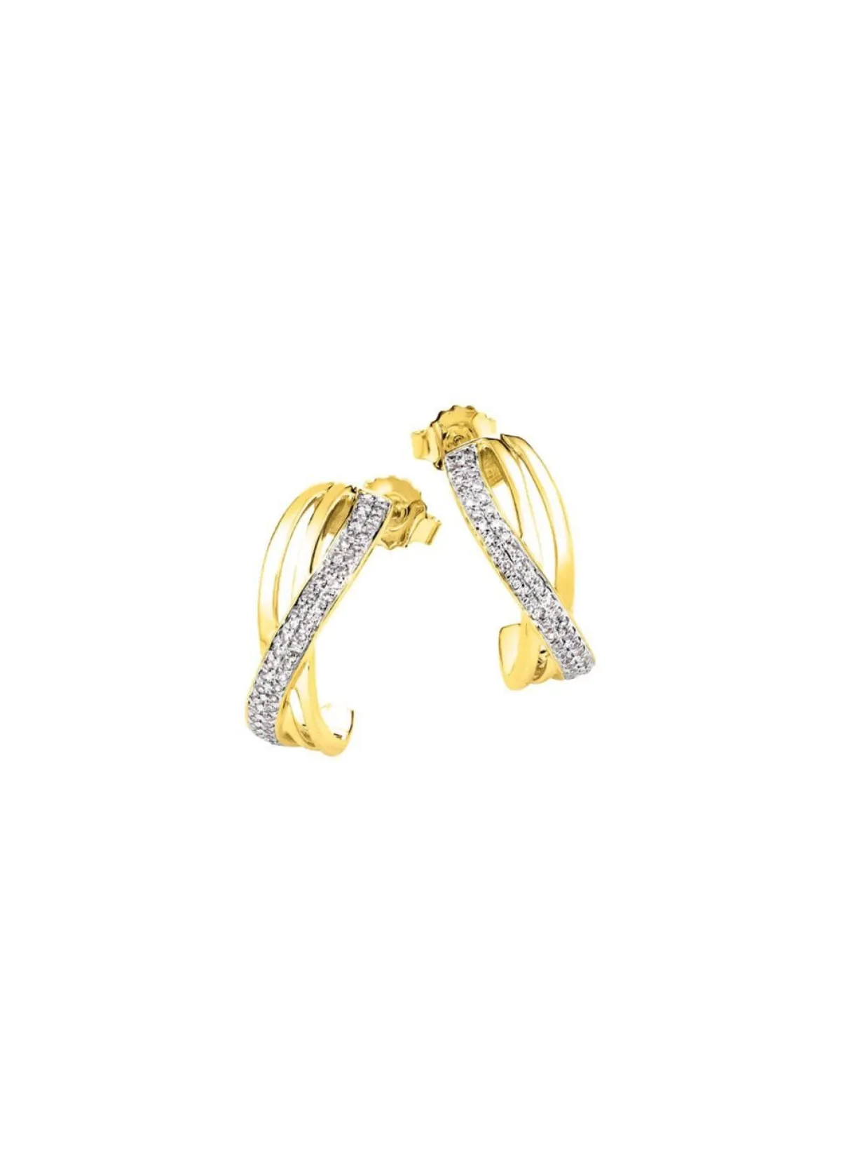 Damen BADER Tolle Ohrstecker mit Diamanten