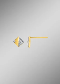 Damen BADER Tolle Ohrstecker mit Diamanten