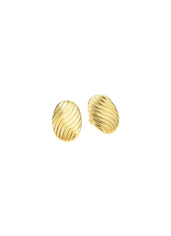 Damen BADER Tolle Ohrstecker mit Rillendesign