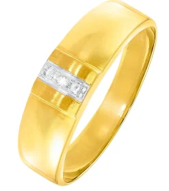 Damen BADER Toller Damenring in Bicolor mit Diamant