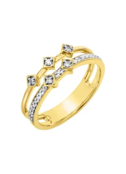 Damen BADER Toller Damenring mit Brillanten und Diamanten