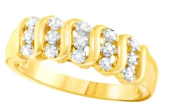 Damen BADER Toller Damenring mit 3 Diamanten