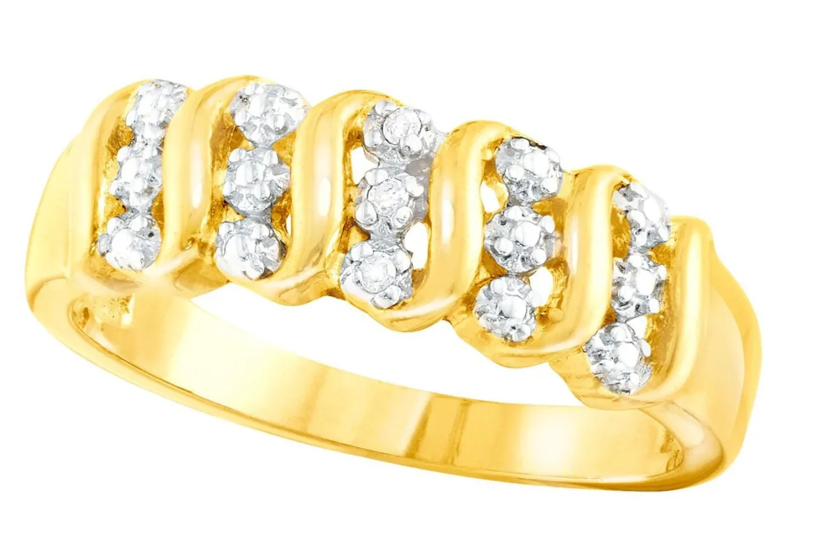Damen BADER Toller Damenring mit 3 Diamanten