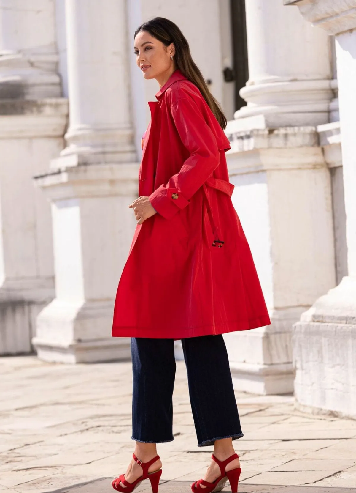 Damen laurakent Trenchcoat mit Gürtel