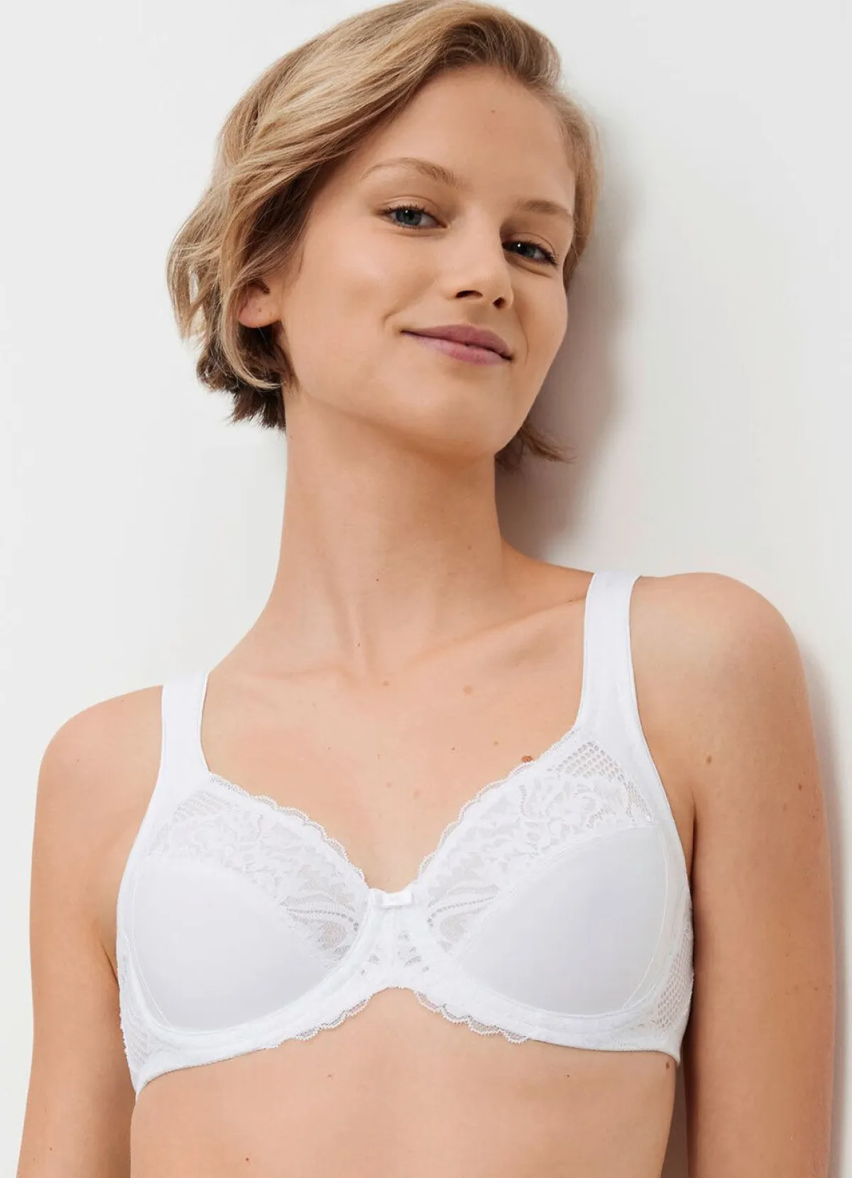 Damen TRIUMPH Modern Lace+Cotton Bügel-BH mit Elastikspitze