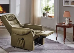 BADER TV-Sessel in Lederoptik
