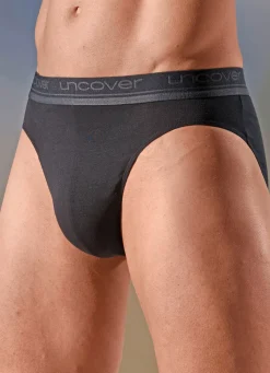 Herren SCHIESSER uncover by , Dreierpack Slips mit Elastikbund