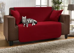 BADER Unempfindliche Sessel-,Couch- und Armlehnenschoner aus Chenille