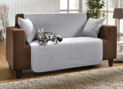 BADER Unempfindliche Sessel-,Couch- und Armlehnenschoner aus Chenille