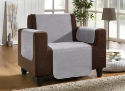 BADER Unempfindliche Sessel-,Couch- und Armlehnenschoner aus Chenille