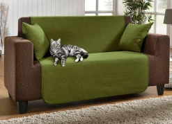 BADER Unempfindliche Sessel-,Couch- und Armlehnenschoner aus Chenille