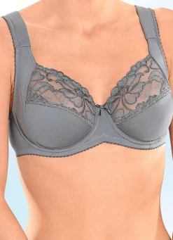 Damen VIANIA Zweierpack Bügel-BH mit Elastikspitze