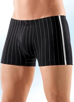Herren BADER Viererpack Pants, gestreift