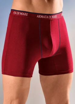 Herren Armata di Mare Viererpack Pants, mit Elastikbund, Kontrastnähten