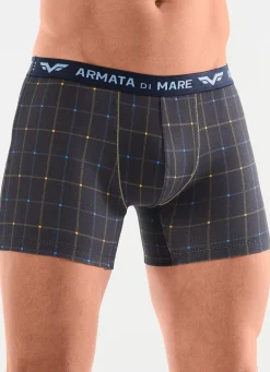 Herren Armata di Mare Viererpack Pants mit Karodessin