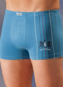 Herren BADER Viererpack Pants, uni, Motivdruck